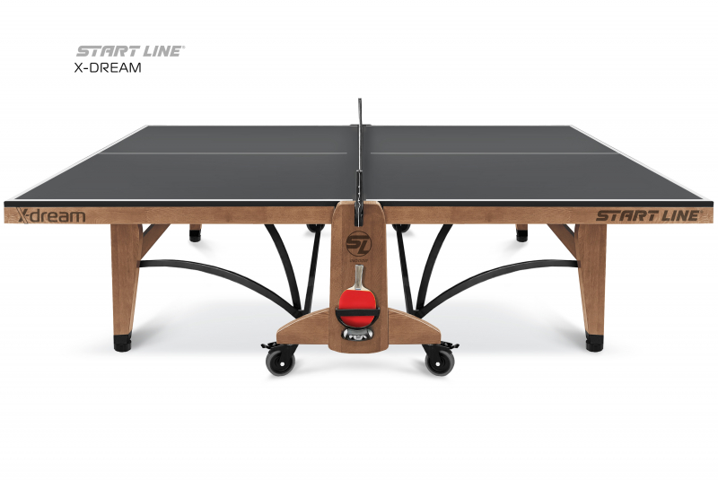 Стол теннисный X-dream Start Line (Дуб натуральный (natur-wood), ЛДСП Графит)