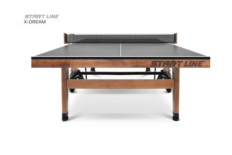 Стол теннисный X-dream Start Line (Дуб натуральный (natur-wood), ЛДСП Графит)