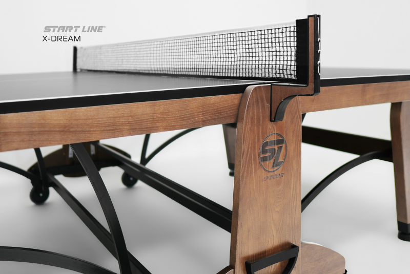 Стол теннисный X-dream Start Line (Дуб натуральный (natur-wood), ЛДСП Графит)