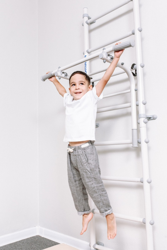 Турник-брусья 2 в 1 (белый прованс) ROMANA Dop1