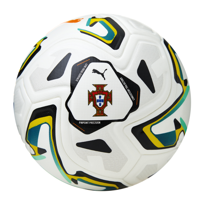Мяч футб. PUMA Stellar Pro, 08520501, размер 5, FIFA Quality Pro, 8 пан, ПУ, термосш, бело-желто-черный