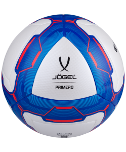 Мяч футбольный Primero, №4, белый/синий/красный, Jögel