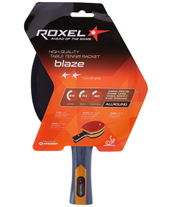 Ракетка для настольного тенниса 2* Blaze, коническая, Roxel