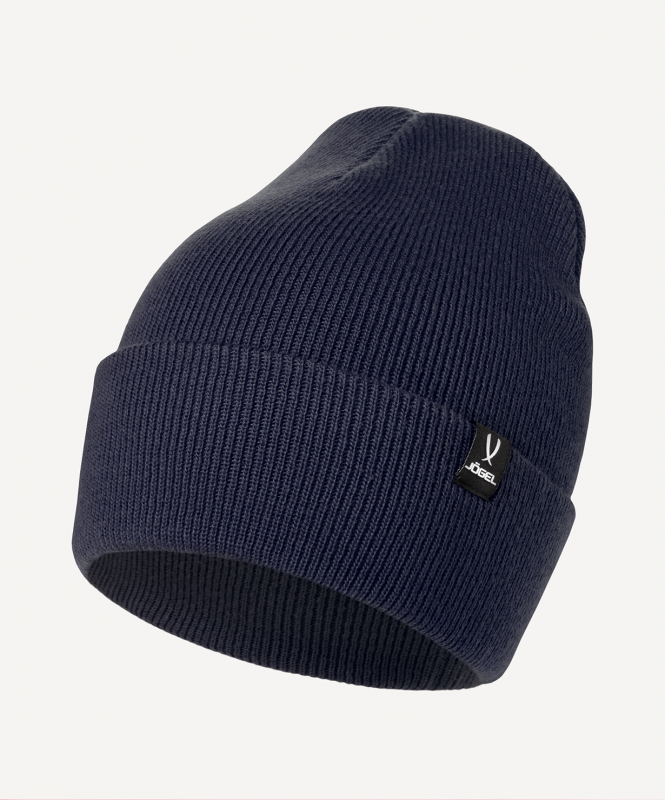 Шапка JÖGEL ESSENTIAL High Beanie, темно-синий, размер One size ЦБ-00003942