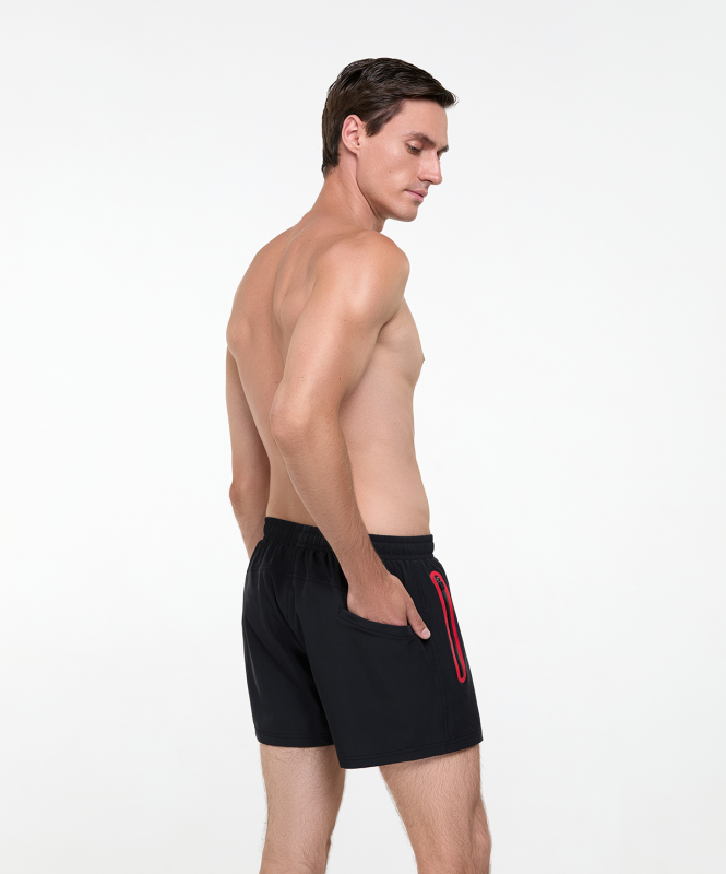 Шорты для плавания 25DEGREES Splash Black/Red, полиэстер, размер 52 ЦБ-00007546