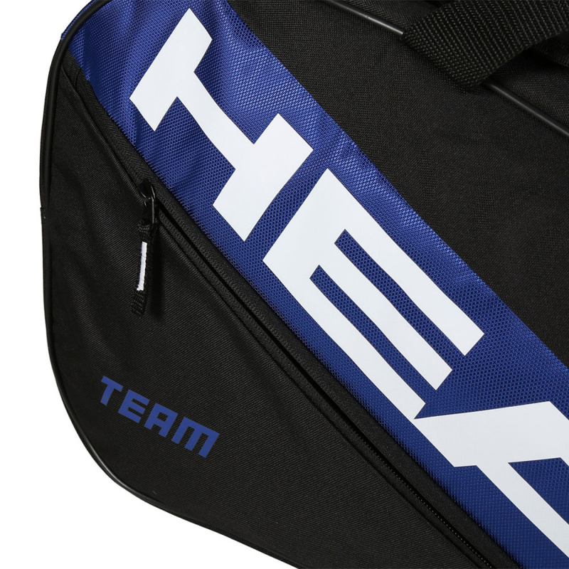 Сумка-чехол HEAD Team Racquet Bag S, 262334-BLBK, с карманом, на 3 тен.ракетоки, черный