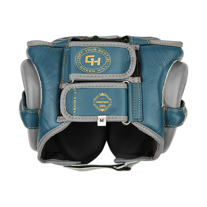 боксерский шлем AZTEC синий/серый Green Hill THBHMX-57 XL