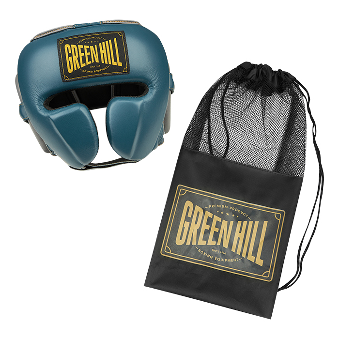 боксерский шлем AZTEC синий/серый Green Hill THBHMX-57 XL
