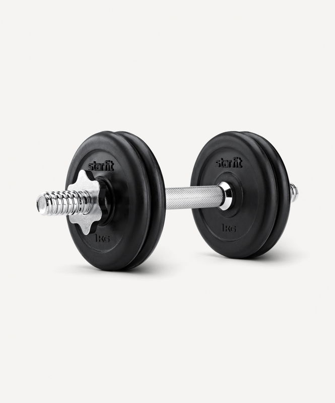 Гантель разборная обрезиненная в коробке Starfit DB-716, 5 кг ЦБ-00002381
