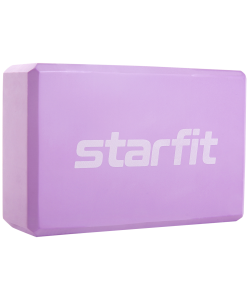 Блок для йоги Core YB-200 EVA, фиолетовый пастель, Starfit