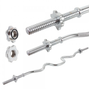 Гриф Z-образный Start UP Д25мм, дл1.2м, макс.вес 150кг + 2 замка-гайки HD6509