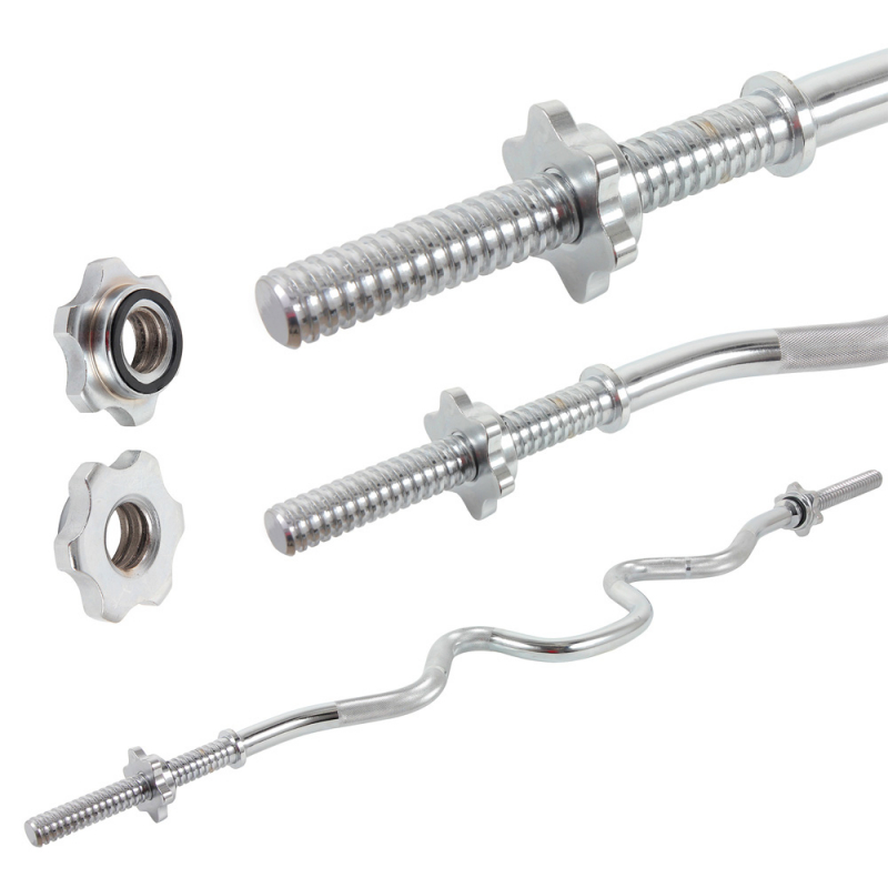 Гриф Z-образный Start UP Д25мм, дл1.2м, макс.вес 150кг + 2 замка-гайки HD6509