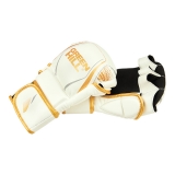 Гибридные перчатки для MMA бело-золотые Green Hill MMI-603GH L