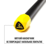 Бодибар 2 кг, желтый-черный, LIVEPRO Weighted Bar