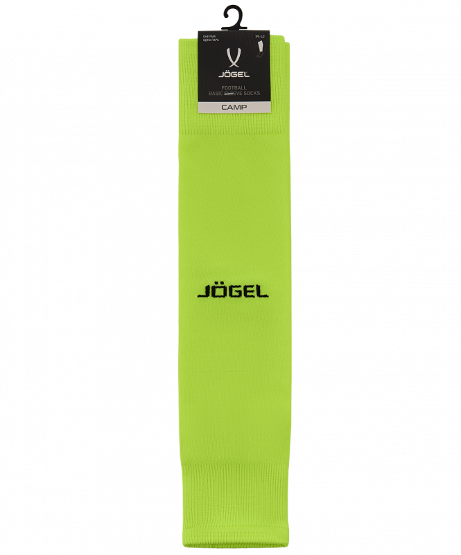 Гольфы футбольные CAMP BASIC SLEEVE SOCKS, желтый неон/черный, размер 39-42, Jögel ЦБ-00002842