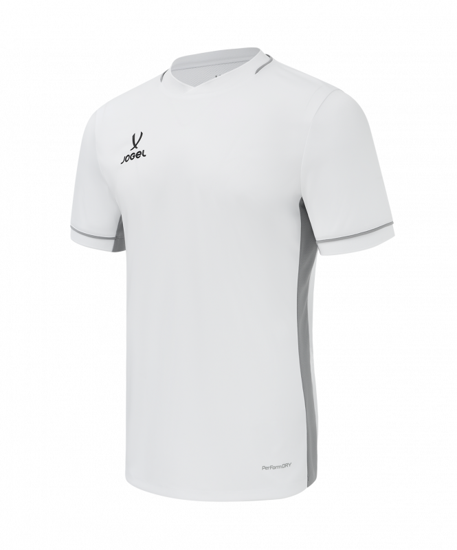 Футболка игровая JOGEL DIVISION PerFormDRY Element Jersey 26, белый, детский, размер YM ЦБ-00008041
