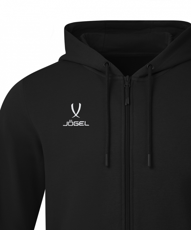 Худи на молнии ESSENTIAL Cotton FZ Hoodie, черный, размер XXXL, JÖGEL ЦБ-00004783