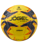 Мяч футбольный Urban, №5, желтый, Jögel