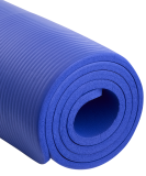 Коврик для йоги и фитнеса FM-301, NBR, 183x61x1.2 см, темно-синий, Starfit УТ-00018920