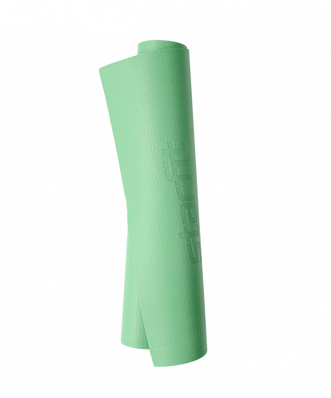 Коврик для йоги и фитнеса высокой плотности FM-103 PVC HD, 183x61x0.4 см, зеленый чай, Starfit ЦБ-00002276