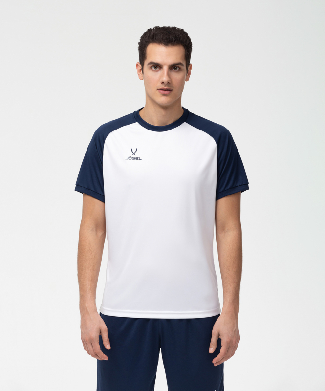 Футболка игровая CAMP Reglan Jersey, белый/темно-синий, размер XL, Jögel УТ-00016177