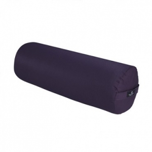 Валик HUGGER MUGGER Round Yoga Bolster сливовый