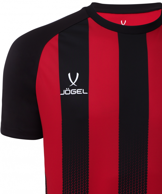 Футболка игровая Camp Striped Jersey, красный/черный, размер XL, Jögel УТ-00020559