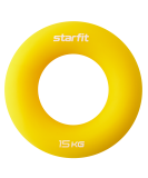 Эспандер кистевой ES-404 Кольцо, 15 кг, силикагель, желтый, Starfit УТ-00019245