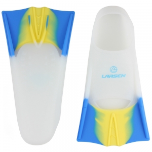 6975 NEW Ласты укороченные силиконовые Larsen Multycolor Style 3