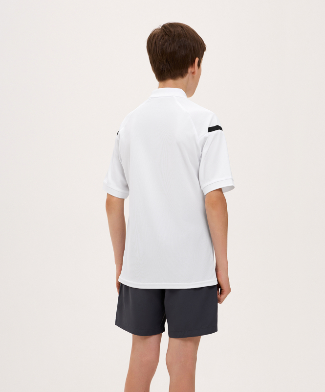 Поло JOGEL CAMP 2 Poly Polo, белый, детский, размер YXS ЦБ-00005716