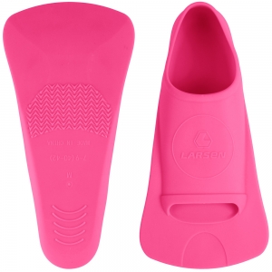 Ласты укороченные Larsen 6995 розовый (TPR)