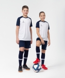 Футболка игровая CAMP Reglan Jersey, белый/темно-синий, детский, размер XS, Jögel УТ-00016197