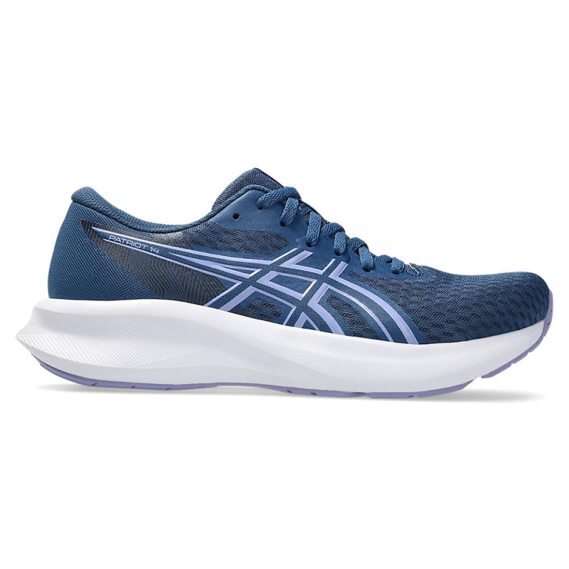 Кроссовки бег. жен. ASICS Patriot 14, 1012B836 403, размер 8 (российский размер 38), нейлон, полиамид, резина, темно-сини