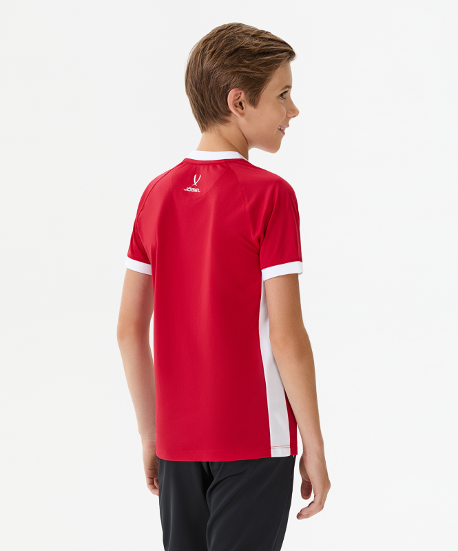 Футболка игровая DIVISION PerFormDRY Element Jersey, красный, размер YM, Jögel ЦБ-00004066