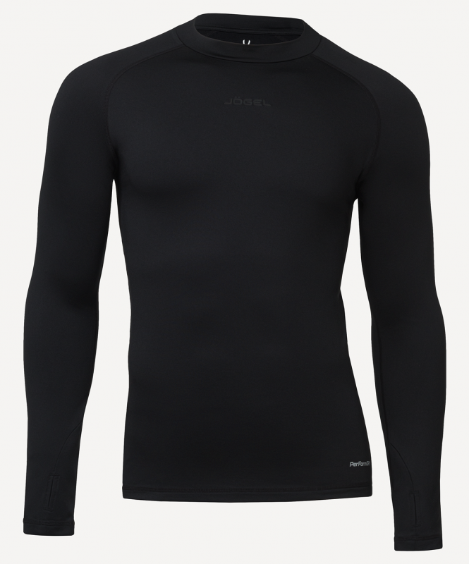 Джемпер компрессионный утепленный CAMP PerFormDRY Baselayer Top Warm, черный, Jögel