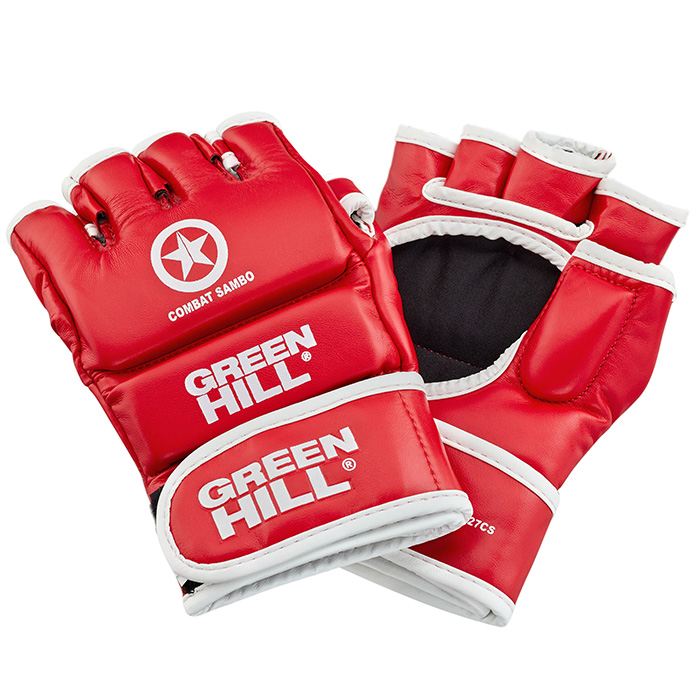 Перчатки COMBAT SAMBO красные Green Hill MMR-0027cs L