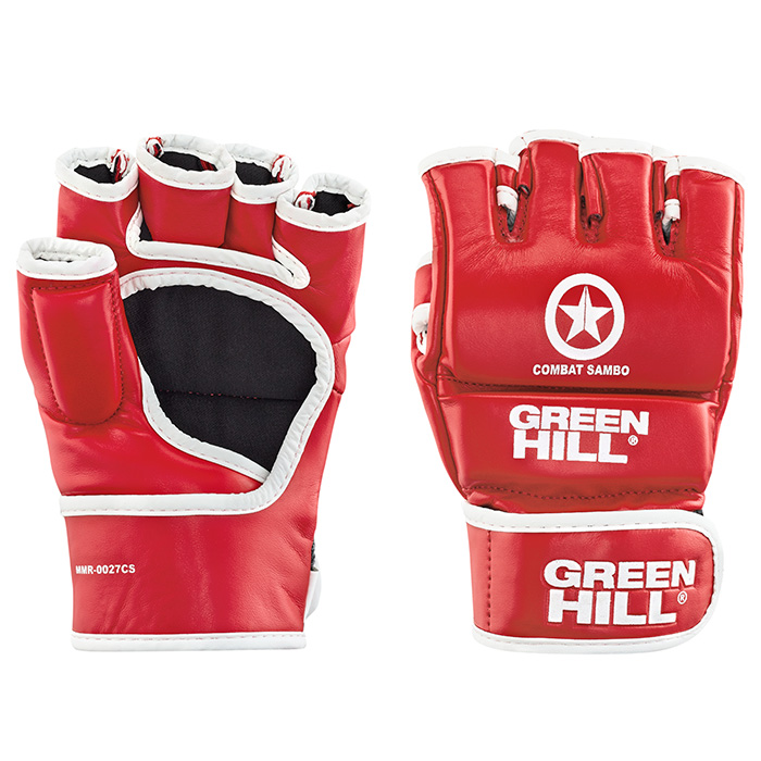 Перчатки COMBAT SAMBO красные Green Hill MMR-0027cs L