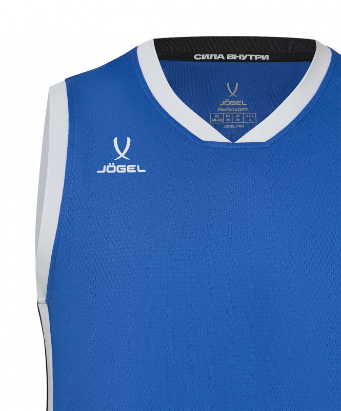 Майка баскетбольная JÖGEL DIVISION PerFormDRY Jersey Z2, синий, размер XXLT ЦБ-00006824