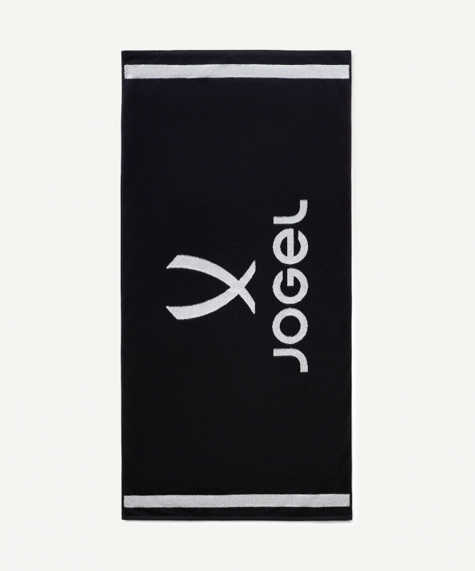 Полотенце спортивное JOGEL ESSENTIAL 2 Towel, 70х140, черный/белый, размер Б/Р ЦБ-00008856