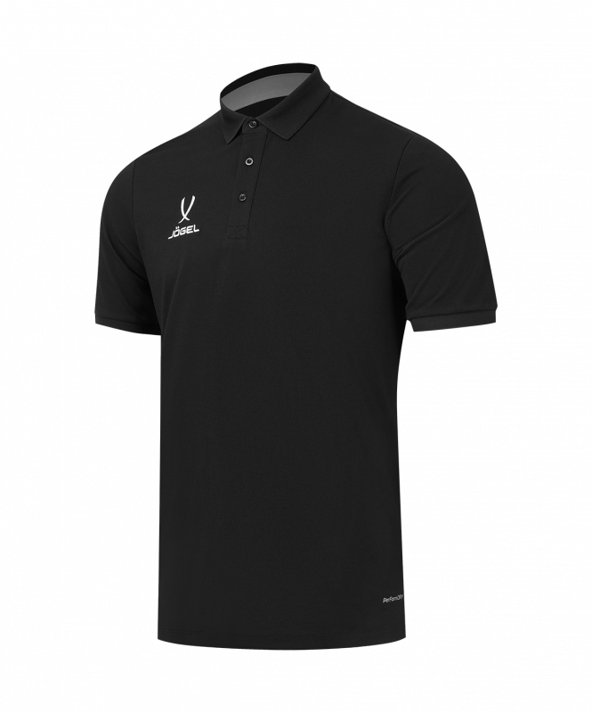Поло JÖGEL PREMIER PerFormDRY CVC Polo, черный, размер XL ЦБ-00004931