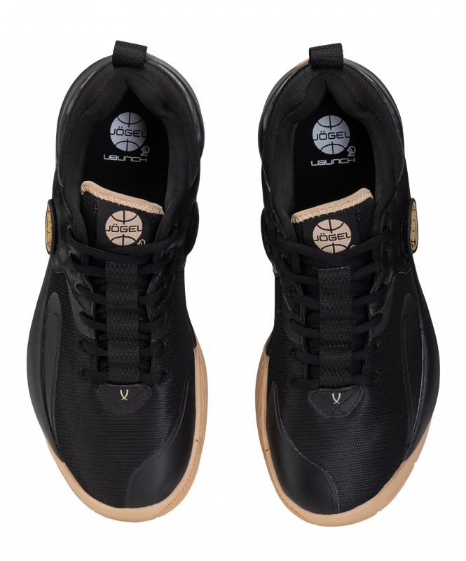 Кроссовки баскетбольные Launch LOW, Black/gold, размер 41, Jögel ЦБ-00003482