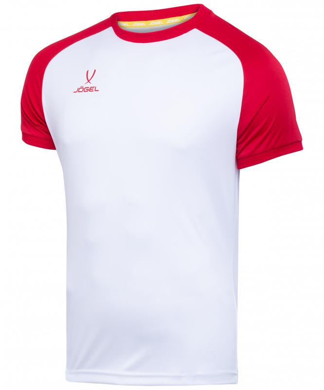 Футболка игровая CAMP Reglan Jersey, белый/красный, детский, размер XS, Jögel УТ-00016196