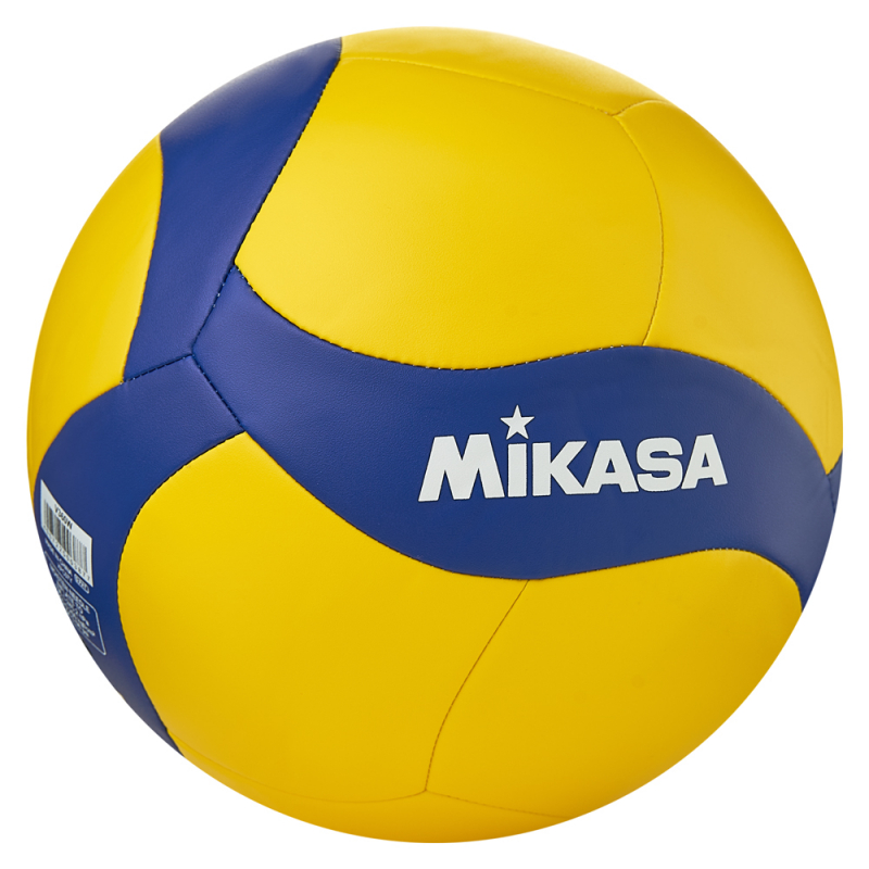 Мяч вол. MIKASA V360W, размер 5, синт.кожа (ТПУ), 18 пан, маш.сш., бут.кам, желто-синий
