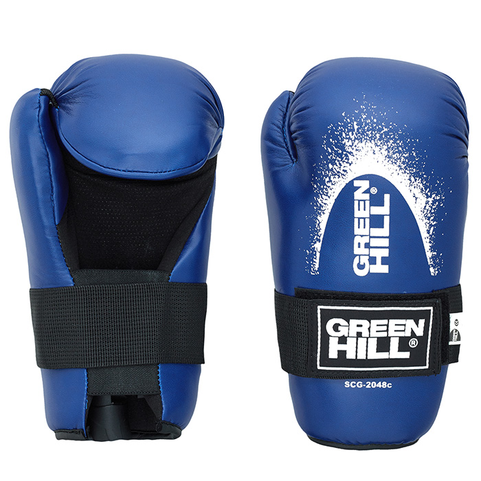 Перчатки 7-contact синие Green Hill SCG-2048c L