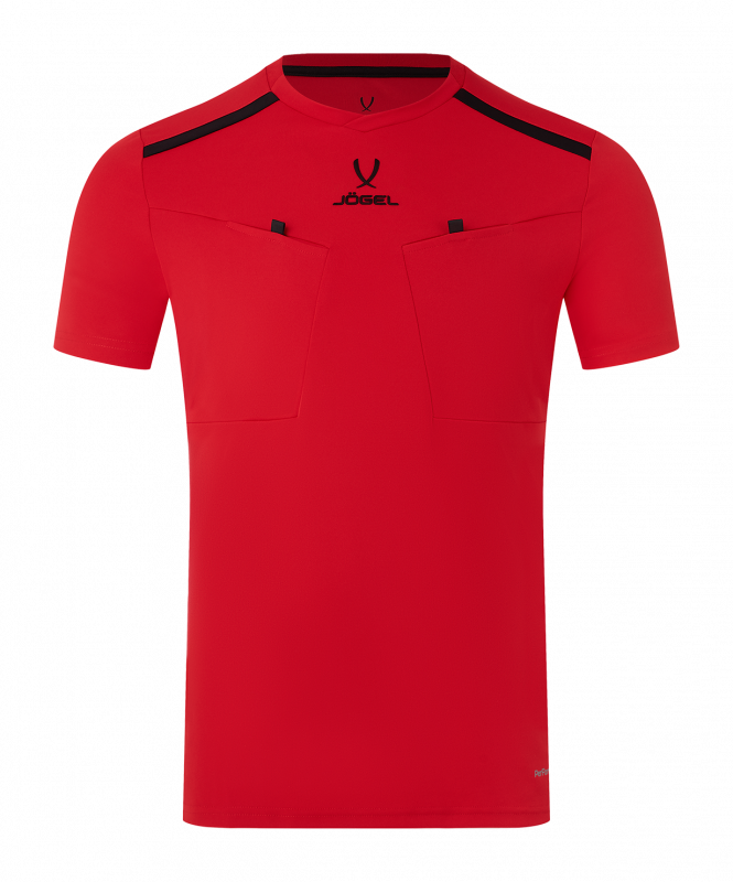 Футболка судейская DIVISION PerFormDRY Referee Tee, красный, размер XL, JÖGEL ЦБ-00004991