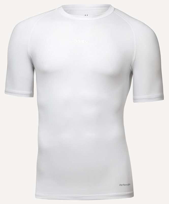 Футболка компрессионная с коротким рукавом CAMP PerFormDRY Baselayer SS Tee, белый, размер M, JÖGEL ЦБ-00004015