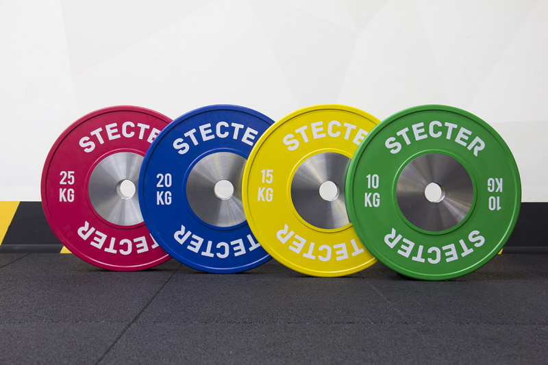 Диск соревновательный 15 кг (желтый) STECTER 2188