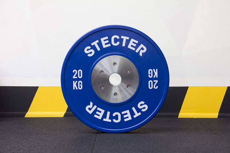 Диск соревновательный 20 кг (синий) STECTER 2189