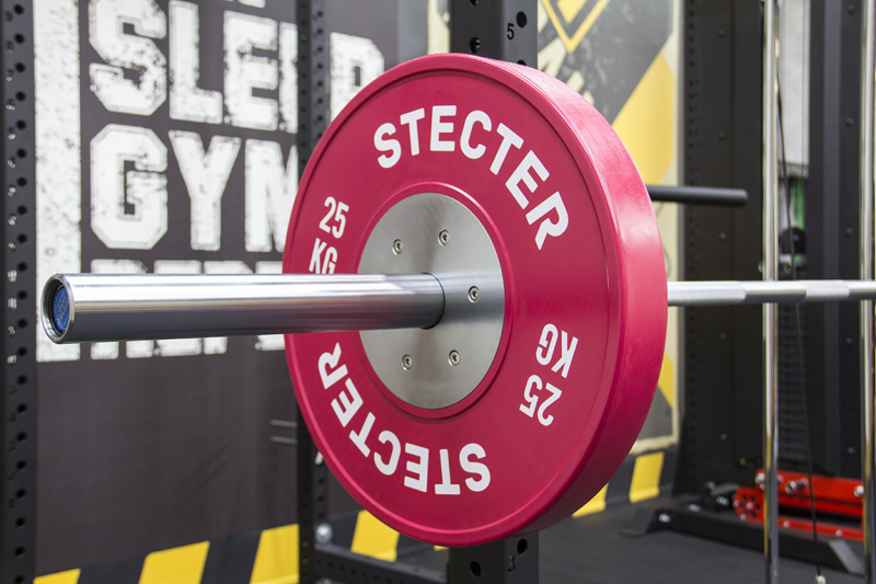 Диск соревновательный 25 кг (красный) STECTER 2190