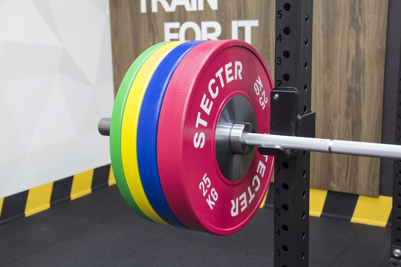 Диск соревновательный 25 кг (красный) STECTER 2190